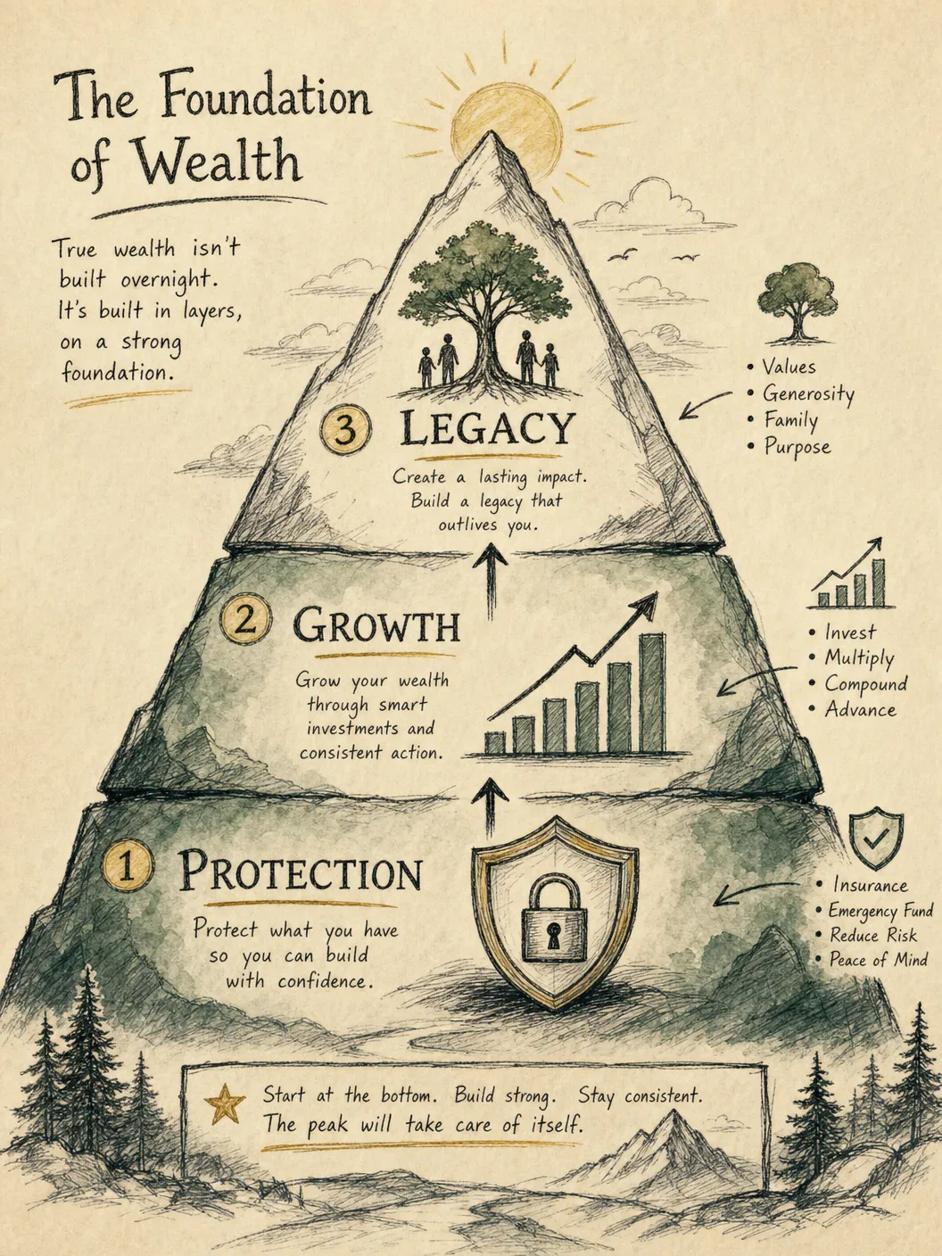 The Foundation of Wealth: protection, growth, and legacy